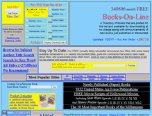 Tablet Screenshot of books-on-line.com